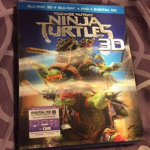Blue ray DVD teenage ninja turtles 3D